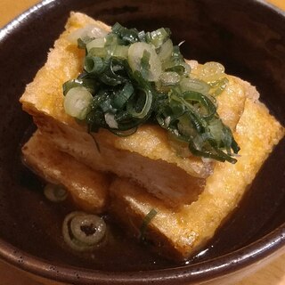 厚揚げde揚げ出し豆腐風